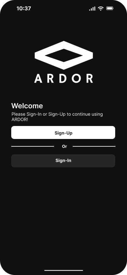 Ardor Screen 1